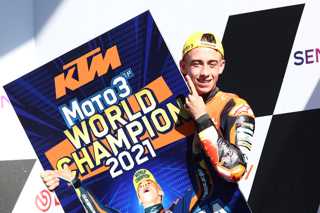 Red Bull KTM Ajo Motorsport rider Pedro Acosta Moto3 World Champion!